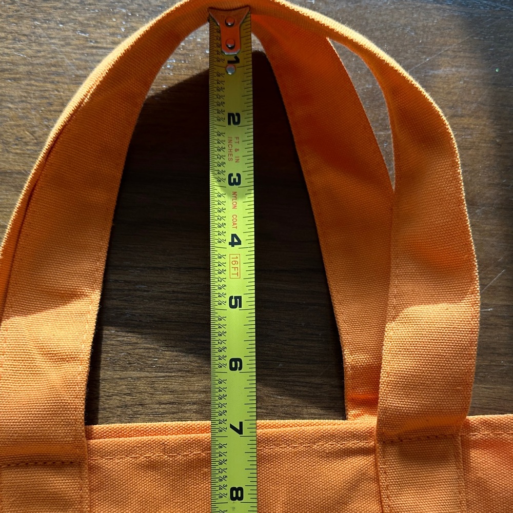 Trader Joe's Orange Tote Bag - Picture 8 of 9